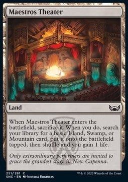 Maestros Theater⁣ - Streets of New Capenna⁣ (Common)⁣ [251]