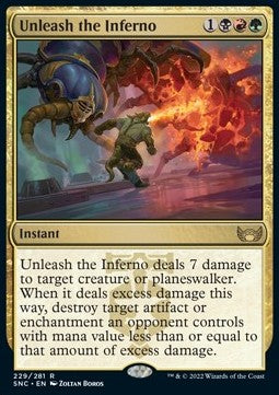 Unleash the Inferno⁣ - Streets of New Capenna⁣ (Rare)⁣ [229]