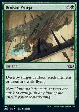 Broken Wings⁣ - Streets of New Capenna⁣ (Common)⁣ [136]