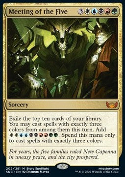 Meeting of the Five - Streets of New Capenna (Mythic) [SNC-202]