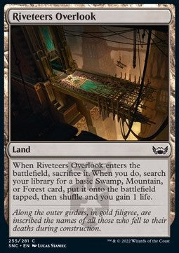 Riveteers Overlook⁣ - Streets of New Capenna⁣ (Common)⁣ [255]
