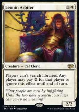 Leonin Arbiter⁣ - Double Masters 2022⁣ (Rare)⁣ [16]