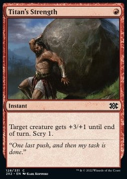Titan's Strength - Double Masters 2022 (Common) [2X2-128]