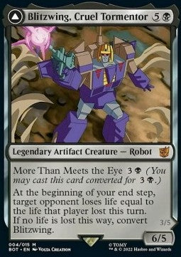 Blitzwing, Cruel Tormentor // Blitzwing, Adaptive Assailant (V.1)⁣ - Universes Beyond: Transformers⁣ (Mythic)⁣ [4]