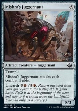 Mishra's Juggernaut - The Brothers' War (Common) [BRO-161]