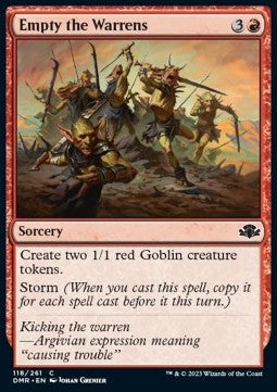 Empty the Warrens⁣ - Dominaria Remastered⁣ (Common)⁣ [118]