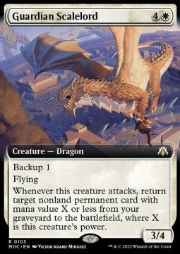 Guardian Scalelord⁣ - Commander: March of the Machine: Extras⁣ (Rare)⁣ [103]