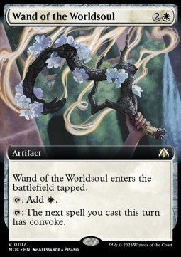 Wand of the Worldsoul⁣ - Commander: March of the Machine: Extras⁣ (Rare)⁣ [107]