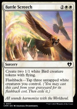 Battle Screech⁣ - Commander Masters⁣ (Common)⁣ [17]