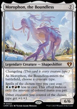 Morophon, the Boundless⁣ - Commander Masters⁣ (Mythic)⁣ [3]
