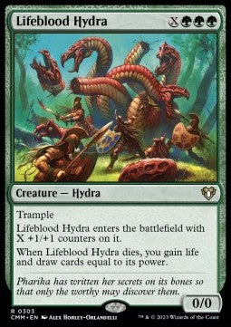 Lifeblood Hydra⁣ - Commander Masters⁣ (Rare)⁣ [303]