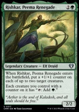 Rishkar, Peema Renegade⁣ - Commander Masters⁣ (Uncommon)⁣ [317]