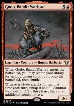 Godo, Bandit Warlord⁣ - Commander Masters⁣ (Rare)⁣ [227]