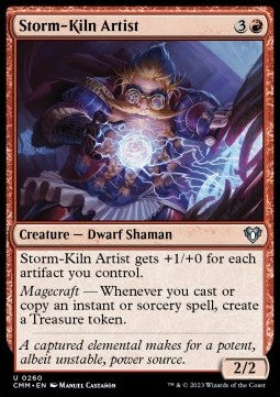 Storm-Kiln Artist⁣ - Commander Masters⁣ (Uncommon)⁣ [260]