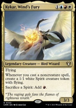 Kykar, Wind's Fury⁣ - Commander Masters⁣ (Rare)⁣ [343]