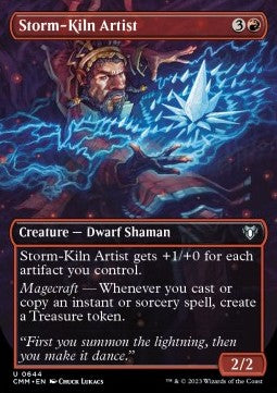 Storm-Kiln Artist (V.2)⁣ - Commander Masters: Extras⁣ (Uncommon)⁣ [644]