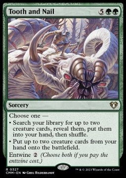 Tooth and Nail⁣ - Commander Masters⁣ (Rare)⁣ [327]