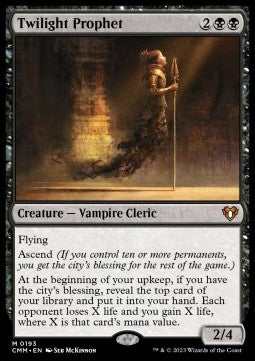 Twilight Prophet⁣ - Commander Masters⁣ (Mythic)⁣ [193]