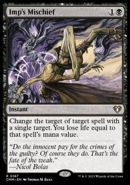 Imp's Mischief⁣ - Commander Masters⁣ (Rare)⁣ [167]