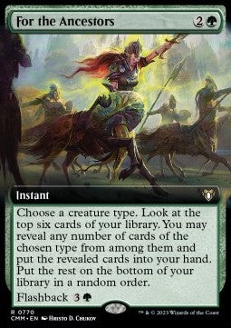 For the Ancestors (V.2)⁣ - Commander Masters: Extras⁣ (Rare)⁣ [770]