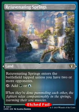 Rejuvenating Springs (V.1)⁣ - Commander Masters: Extras⁣ (Rare)⁣ [617]