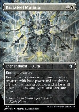 Darksteel Mutation⁣ - Commander Masters: Extras⁣ (Uncommon)⁣ [623]