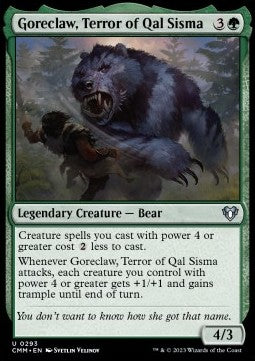 Goreclaw, Terror of Qal Sisma⁣ - Commander Masters⁣ (Uncommon)⁣ [293]