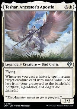 Teshar, Ancestor's Apostle⁣ - Commander Masters⁣ (Uncommon)⁣ [65]