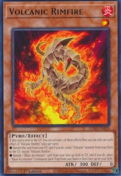 Volcanic Rimfire⁣ - Legendary Duelists: Soulburning Volcano⁣ (Rare)⁣ [020]