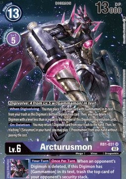Arcturusmon (RB1-031) (V.2)⁣ - Resurgence Booster⁣ (Alternative Art)⁣ [031]