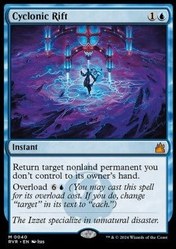 Cyclonic Rift⁣ - Ravnica Remastered⁣ (Mythic)⁣ [40]