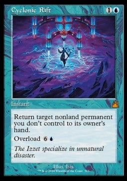 Cyclonic Rift (V.1)⁣ - Ravnica Remastered: Extras⁣ (Mythic)⁣ [313]