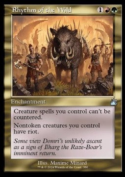 Rhythm of the Wild⁣ - Ravnica Remastered: Extras⁣ (Uncommon)⁣ [380]