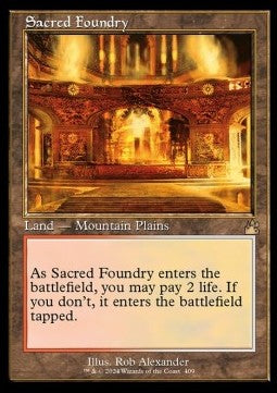 Sacred Foundry (V.2)⁣ - Ravnica Remastered: Extras⁣ (Rare)⁣ [409]