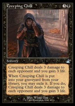 Creeping Chill⁣ - Ravnica Remastered: Extras⁣ (Uncommon)⁣ [453]