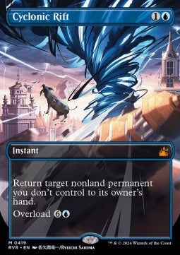 Cyclonic Rift (V.2)⁣ - Ravnica Remastered: Extras⁣ (Mythic)⁣ [419]