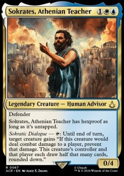 Sokrates, Athenian Teacher⁣ - Universes Beyond: Assassin's Creed⁣ (Rare)⁣ [67]