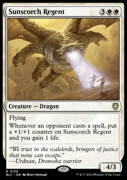 Sunscorch Regent⁣ - Commander: Bloomburrow⁣ (Rare)⁣ [158]