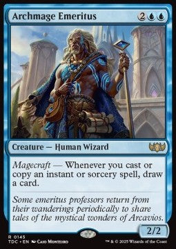 Archmage Emeritus - Commander: Tarkir: Dragonstorm (Rare) [TDC-145]