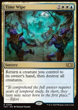 Time Wipe - Commander: Tarkir: Dragonstorm (Rare) [TDC-308]