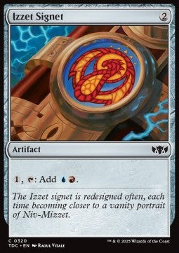 Izzet Signet - Commander: Tarkir: Dragonstorm (Common) [TDC-320]