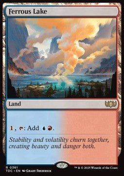 Ferrous Lake - Commander: Tarkir: Dragonstorm (Rare) [TDC-361]
