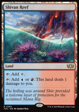 Shivan Reef - Commander: Tarkir: Dragonstorm (Rare) [TDC-393]