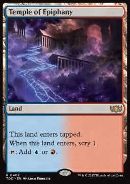 Temple of Epiphany - Commander: Tarkir: Dragonstorm (Rare) [TDC-402]