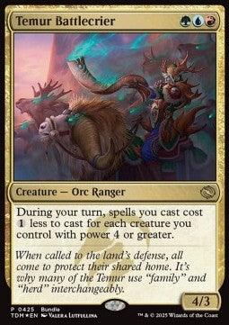 Temur Battlecrier (V.3)⁣ - Tarkir: Dragonstorm: Promos⁣ (Rare)⁣ [425]
