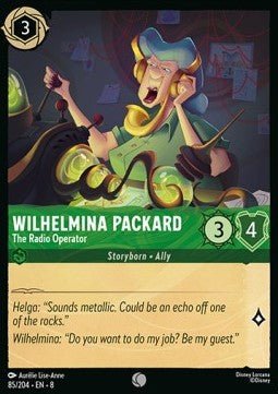 Wilhelmina Packard - The Radio Operator⁣ - Reign of Jafar⁣ (Common)⁣ [85]