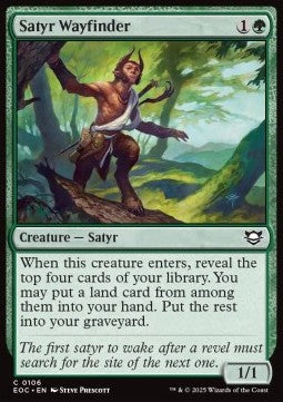 Satyr Wayfinder - Commander: Edge of Eternities (Common) [EOC-106]