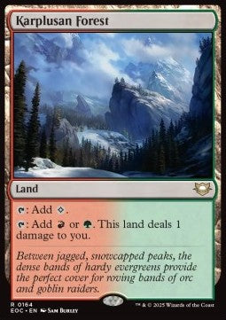 Karplusan Forest - Commander: Edge of Eternities (Rare) [EOC-164]