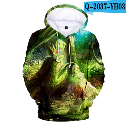Trendy Pokemon Hoodie - 3D Unisex Hooded Sweatshirt