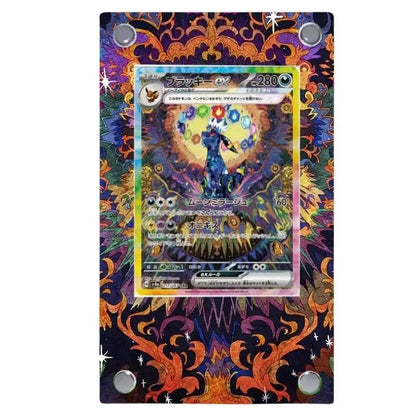 Anime Pokemon Ptcg Psyduck Bulbasaur Articuno Mewtwo Meowth Charmander Squirtle Kingdra Acrylic Protective Card Display Case